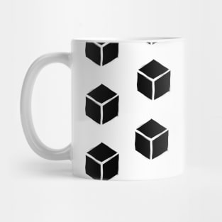 Isometric 3D cube pattern Mug